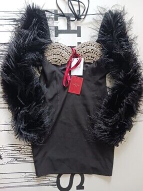 NWT Miss Circle Black.mini Evening, Party Dress Size M